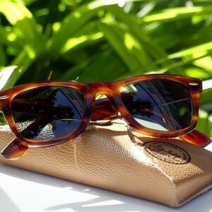 Ray-Ban Wayfarer 5024 Tortoise Shell Sunglasses — Miami Vice 1984, Made in USA